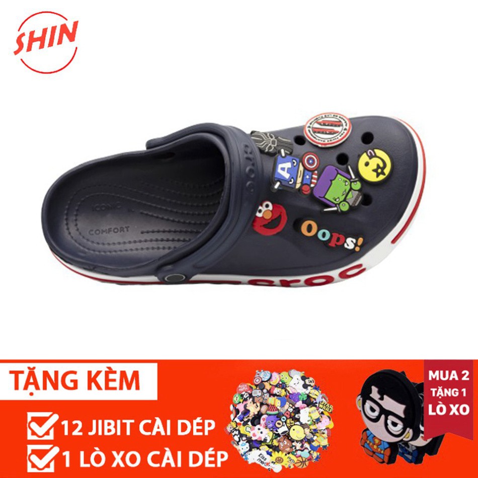 dép cross đen viền đỏ đế bánh mìFREESHIPsục cross hotrend BAYa03