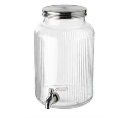 Bình thuỷ tinh 5L có vòi VARDAGEN IKEA chính hãng ( có sẵn)