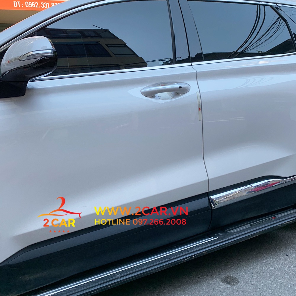 Nẹp Sườn Xe Hyundai Santafe 2019-2022, mạ crom cao cấp