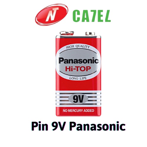 Pin 9V Panasonic 6F22DT/1S-V (Pin vuông) chính hãng NT CATEL