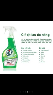 Cif xịt đa năng 520ml