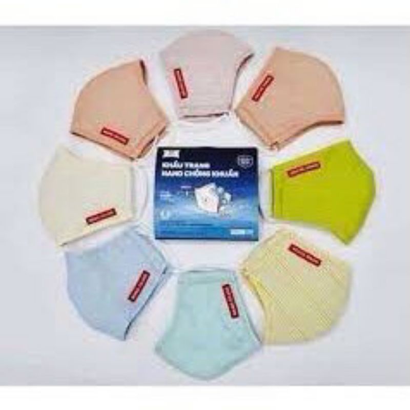 Khẩu trang vải hanvico Nano kháng khuẩn 35k/1 đôi