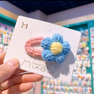 [Handmade Crochet] Kẹp tóc len