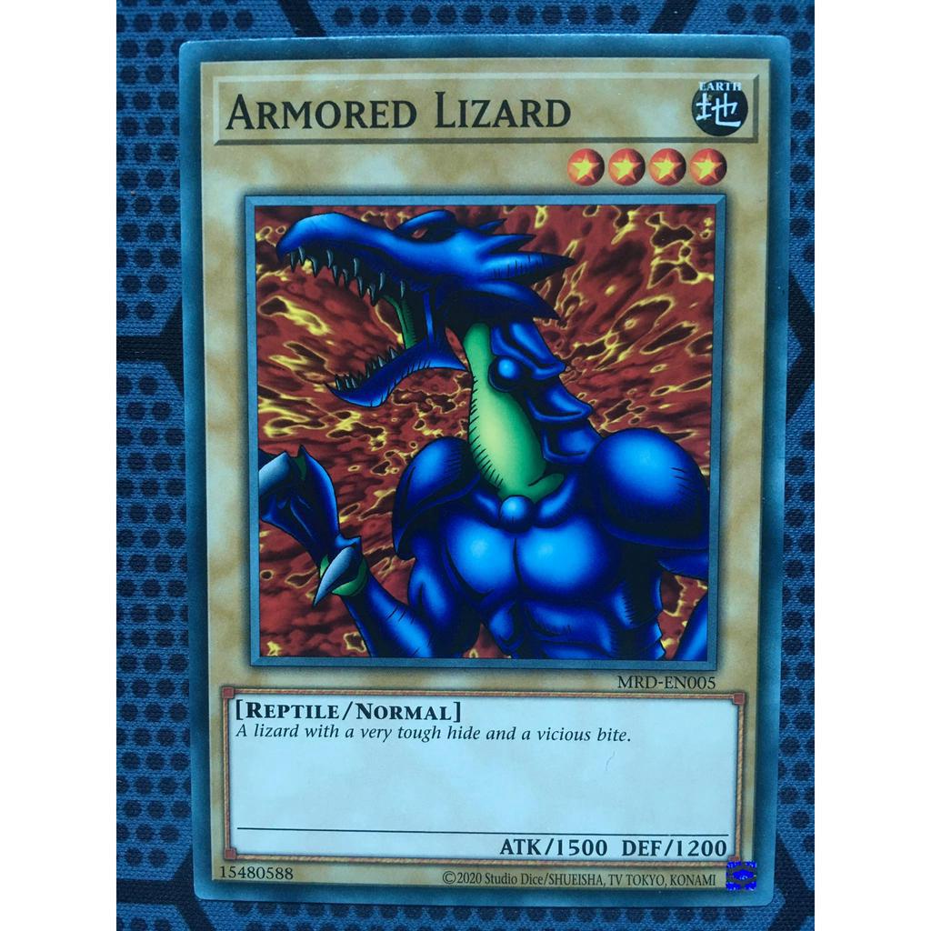 Bài yugioh thời đầu duel monster - Armored Lizard - MRD-EN005 - Common Unlimited (25th Reprint)
