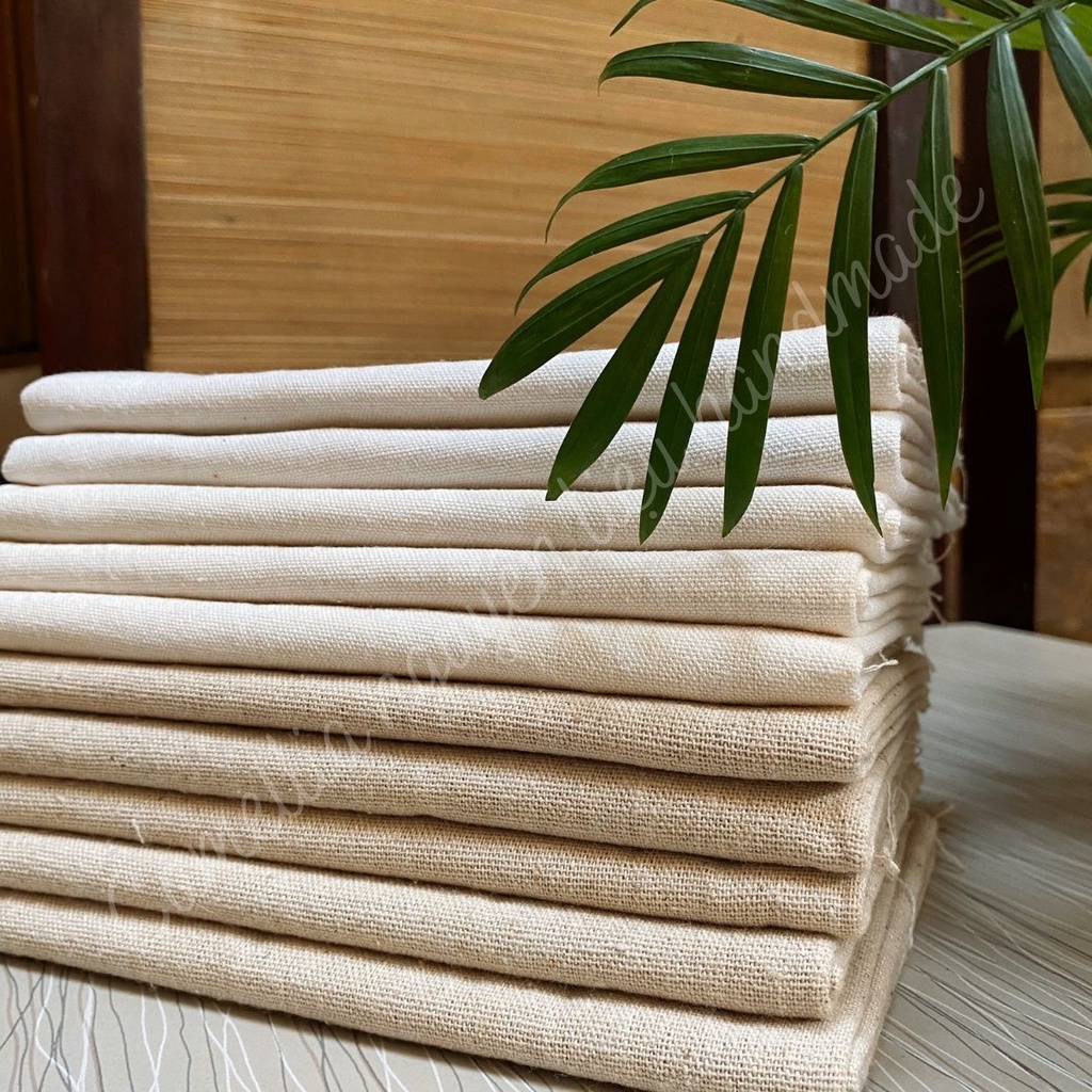 Vải Thô Mộc Thêu Tay 2 Kích Thước  Và