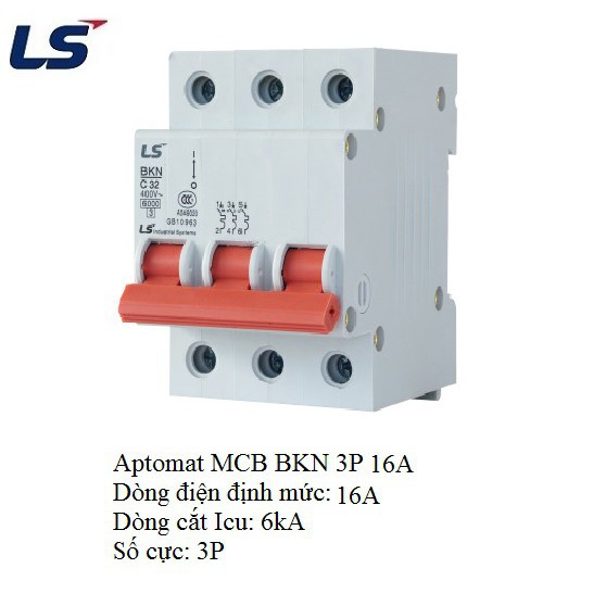 APTOMAT 3 Pha MCB LS 3P BKH 3P 80-100A 10kA