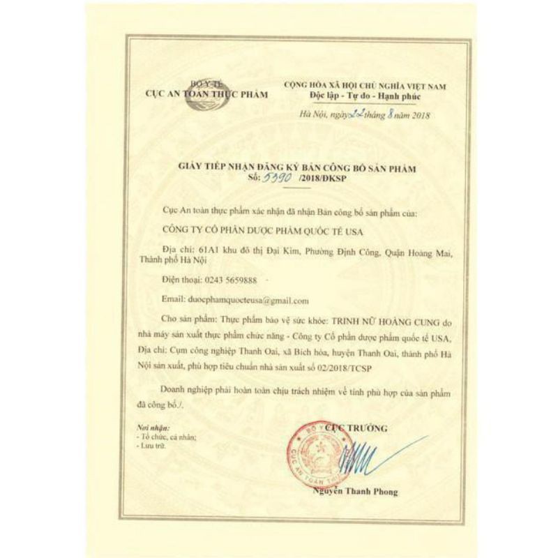 Viên uống Trinh nữ Hoàng cung