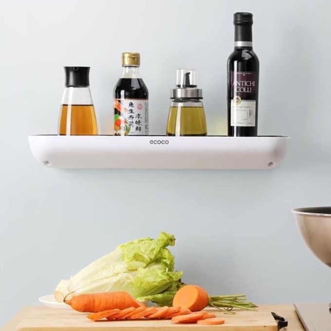 Kệ Ngang Nhà Tắm Nhà Bếp Ecoco Phù Hợp Mọi Không Gian Nhà Tắm, Tích Hợp Để Đồ Tiện Lợi