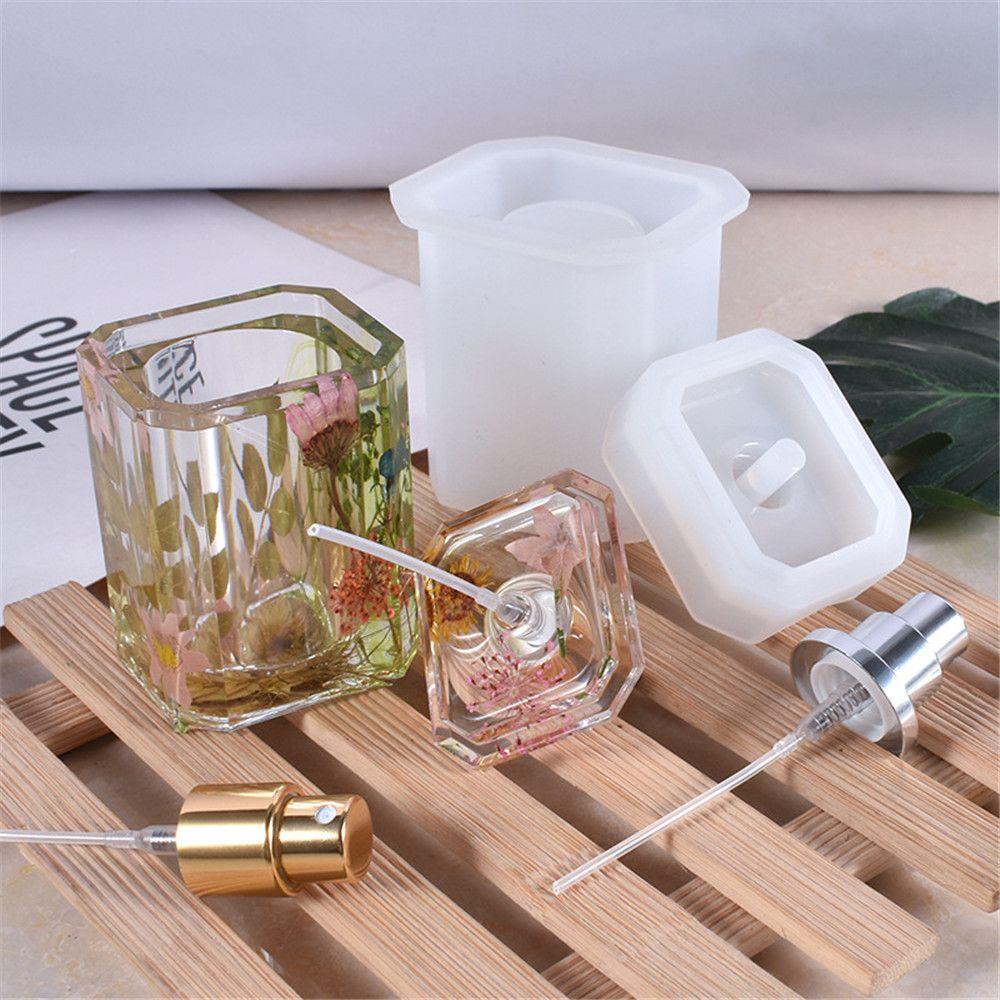 WTTLE Khuôn Làm Bình Nước Hoa Bằng Nhựa Epoxy Chuyên Nghiệp DIY