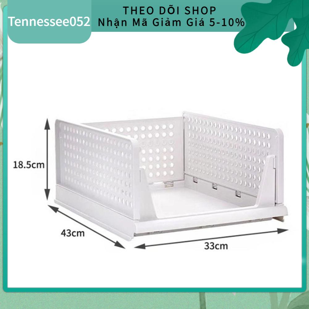 Hàng Sẵn Kệ ngăn kéo phân chia tủ quần áo, đồ dùng gấp gọn nhựa GIÁ 1 ngăn có thể xếp chồng lên nhau【Tennessee052】