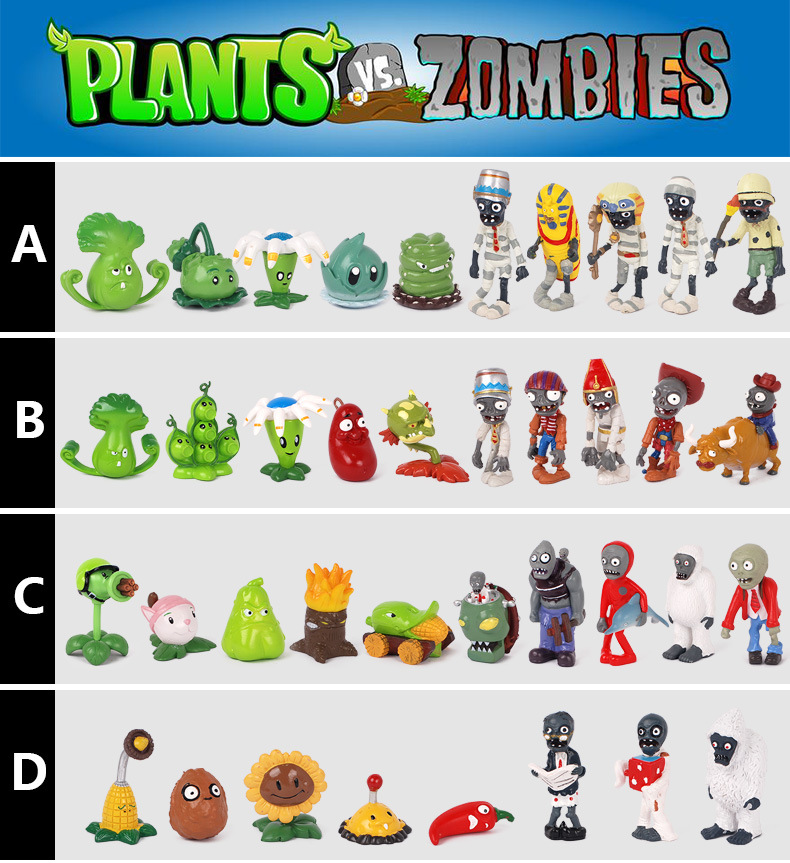 Mô Hình Nhân Vật Game Plants Vs. Zombies 2 Cao Cấp