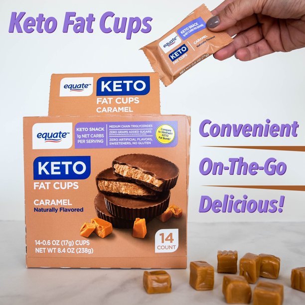 Bánh Keto giảm cân Equate gói lẻ 17g/ Hàng nhập Mỹ - Keto - 0g Added Sugar - Protein