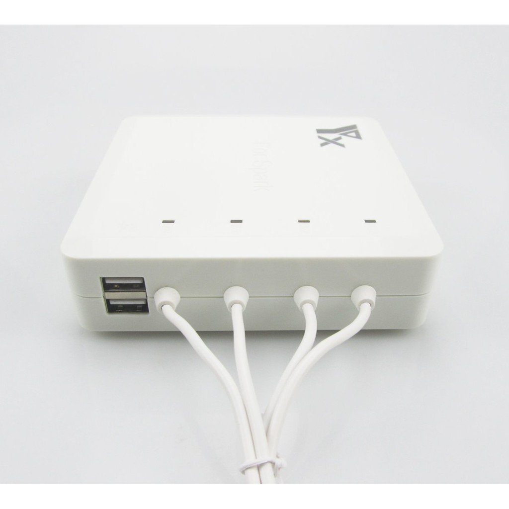 Bộ sạc nhanh 4 pin Spark - BH 6 tháng, đổi mới 7 ngày - Phụ kiện flycam DJI Spark - YxTech - Cao cấp - Giúp sạc nhanh.