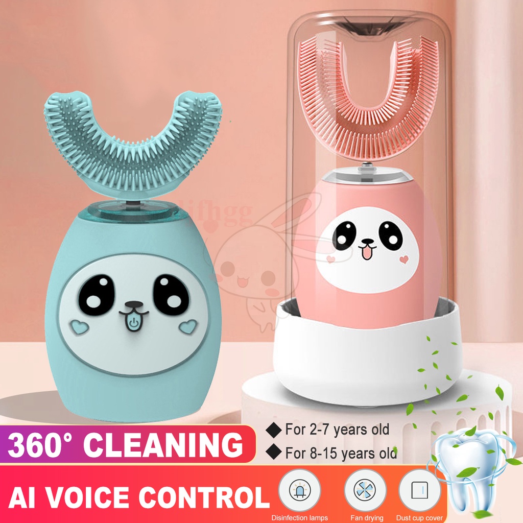 Bàn chải đánh răng tự động kiểu hoạt hình chăm sóc răng miệng cho trẻ em hiệu quả