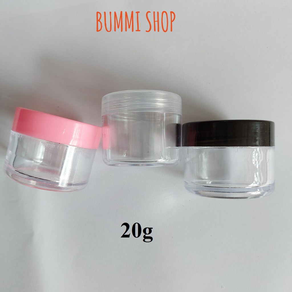 100 hủ chiết mỹ phẩm 10g, 20g, 30g hủ đựng kem