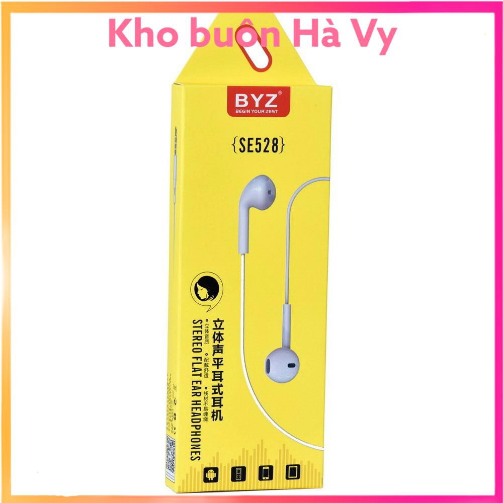 TAI NGHE NHẠC BYZ SE528 âm thanh cực chất, thiết kế đẹp hỗ trợ các đời máy jack 3.5