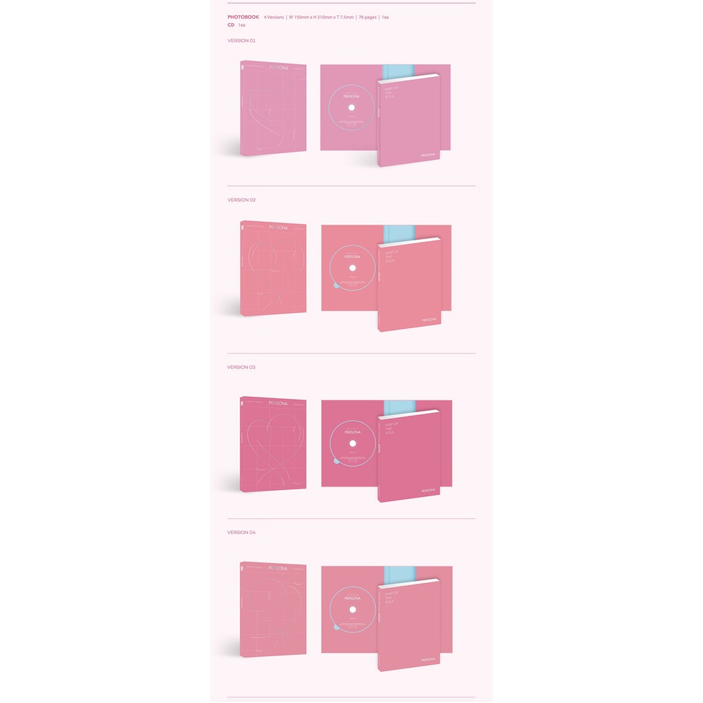 Mini album thứ 6 KPOP GOODS BTS Map of the Soul Persona