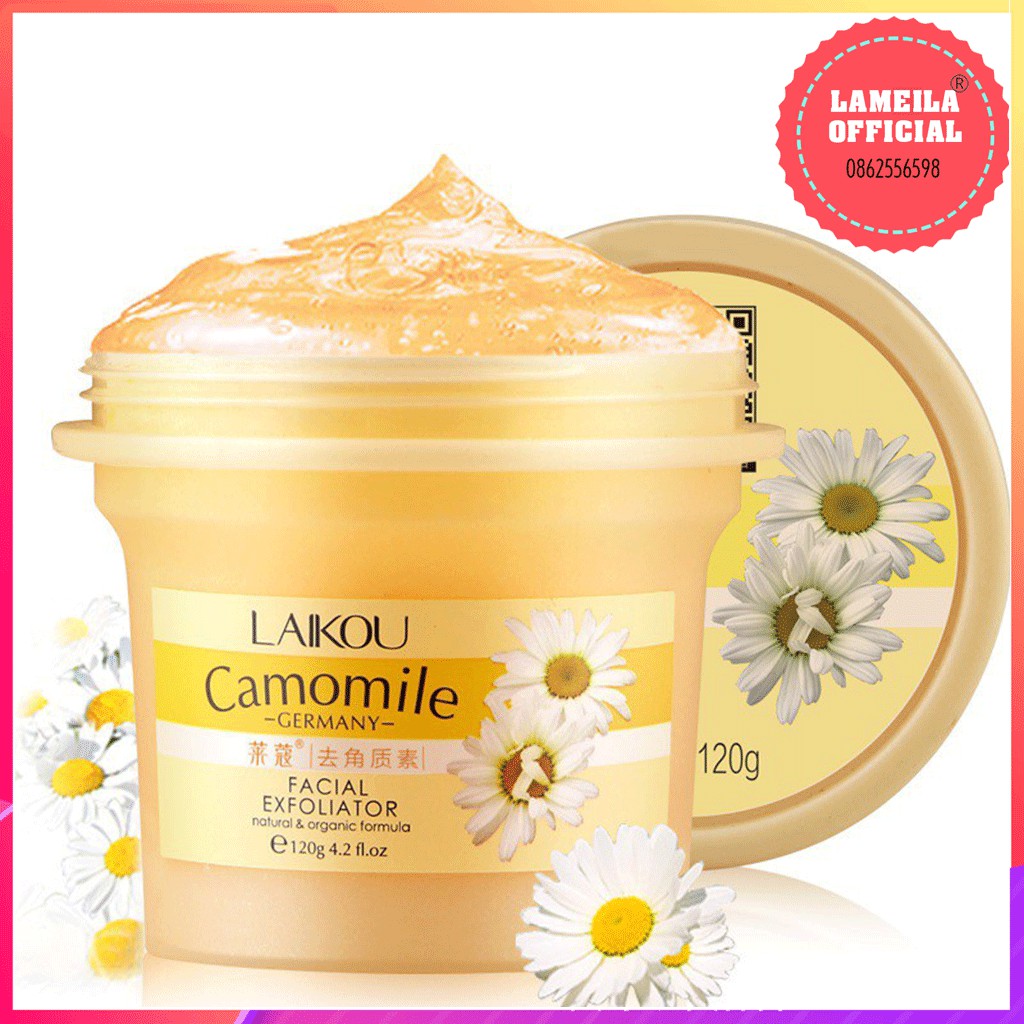 Tẩy da chết tế bào chết hoa cúc Laikou Camomile P0279 | BigBuy360 - bigbuy360.vn