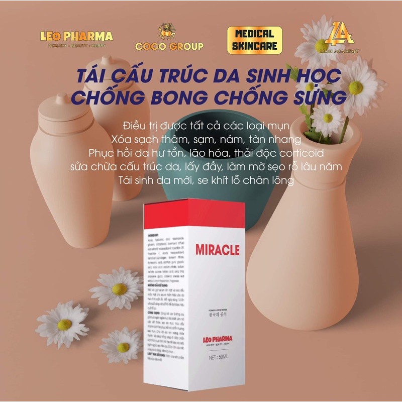 Serum Tái Tạo Da Đông Y Chăm Sóc Sắc Đẹp Da Mặt Thảo Dược Miracle Skin | BigBuy360 - bigbuy360.vn