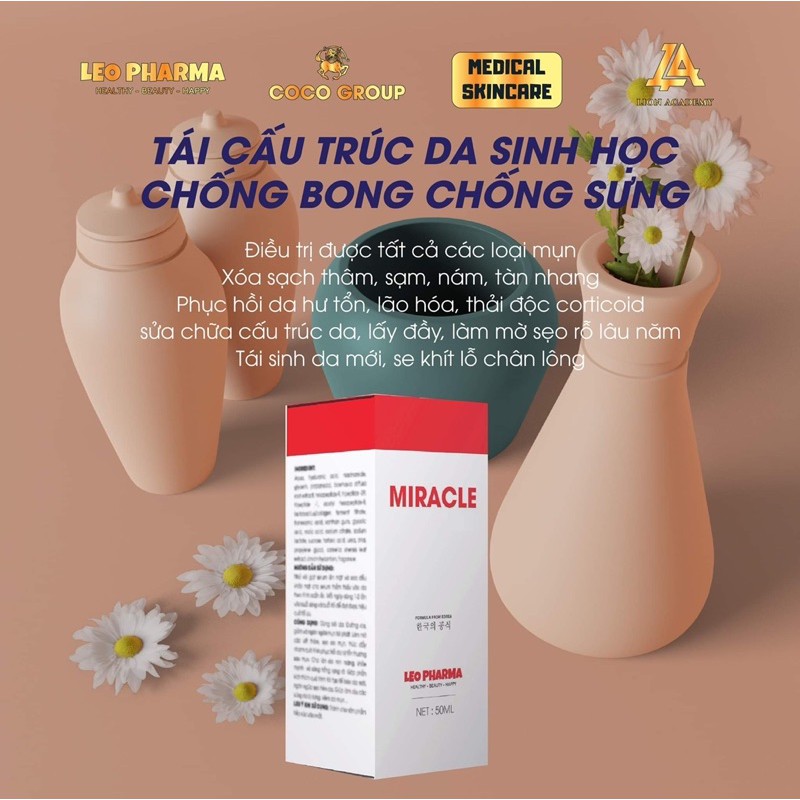 Serum Tái Tạo Da Đông Y Chăm Sóc Sắc Đẹp Da Mặt Thảo Dược Miracle Skin