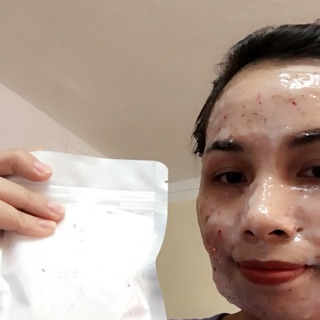 Mặt nạ collagen cánh hoa hồng