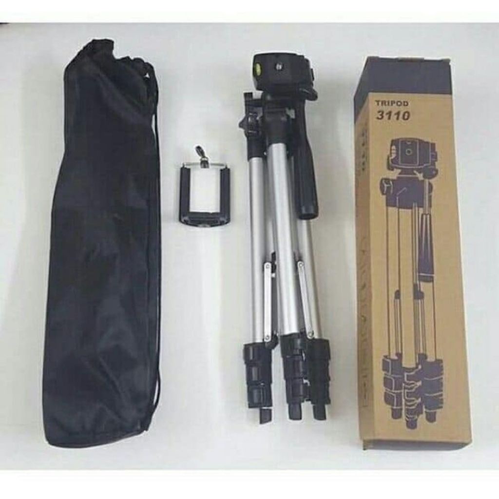 Gậy Chụp Hình 3 Chân Tripod Chống Rung TF  Mẫu Mới Cứng Cáp Và Chắc Chắn Hơn Tặng Kèm Đầu Kẹp Điện Thoại