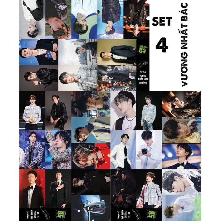 30 ảnh có chữ kí Vương Nhất Bác / Tiêu Chiến 6x9 ép nhựa siêu xinh