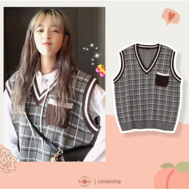 Áo Ghile Hoạ Tiết Kẻ Caro Form Rộng Hot Trend Style Ulzzang Hàn Quốc (Kèm ảnh thật) | BigBuy360 - bigbuy360.vn