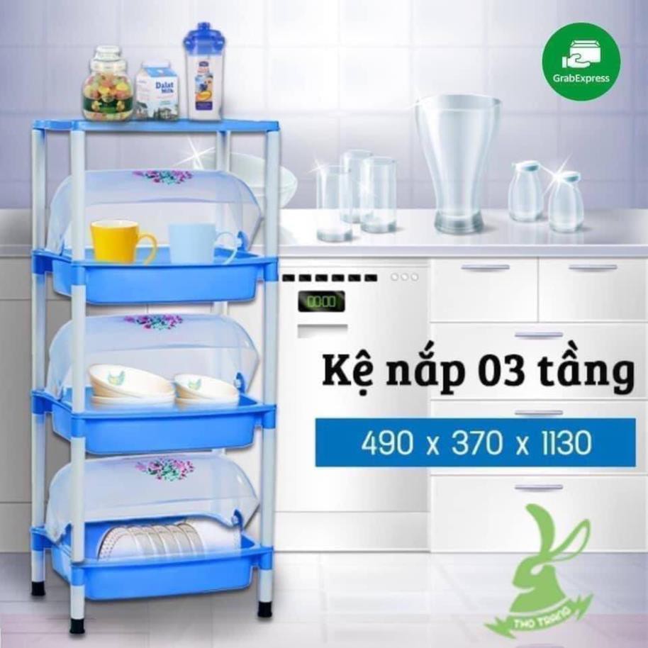 [CHÍNH HÃNG VIỆT-NHẬT] KỆ NHỰA 2 TẦNG -  3 TẦNG ÚP BÁT, ÚP CỐC CÓ NẮP ĐẬY SIÊU XỊN VÀ BỀN BỈ CỦA VIỆT NHẬT