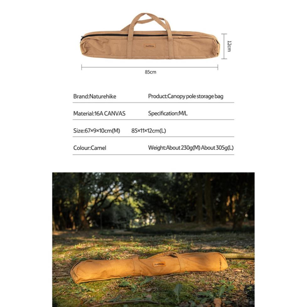 Túi đựng gậy chống tăng/ lều Glamping NatureHike NH20PJ201 chính hãng