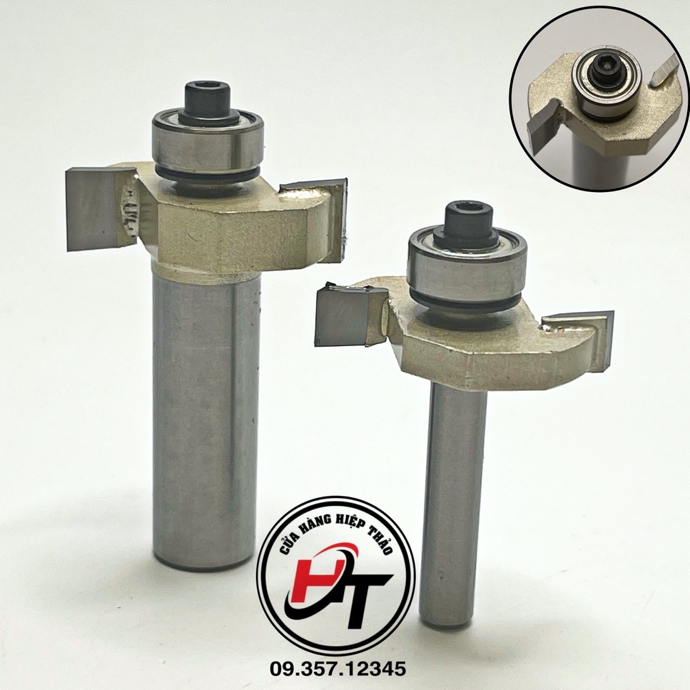 Mũi phay gỗ cuốc rãnh 2 cánh mũi móc ngang TIDEWAY cao cấp MSC-TW