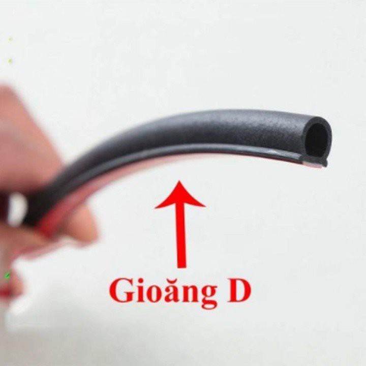 gioăng chống ồn, 10 mét gioăng chống ồn ô tô, ron cửa cao su nẹp cửa chống ồn chữ D, P, Z, B dán cửa, nắp cốp