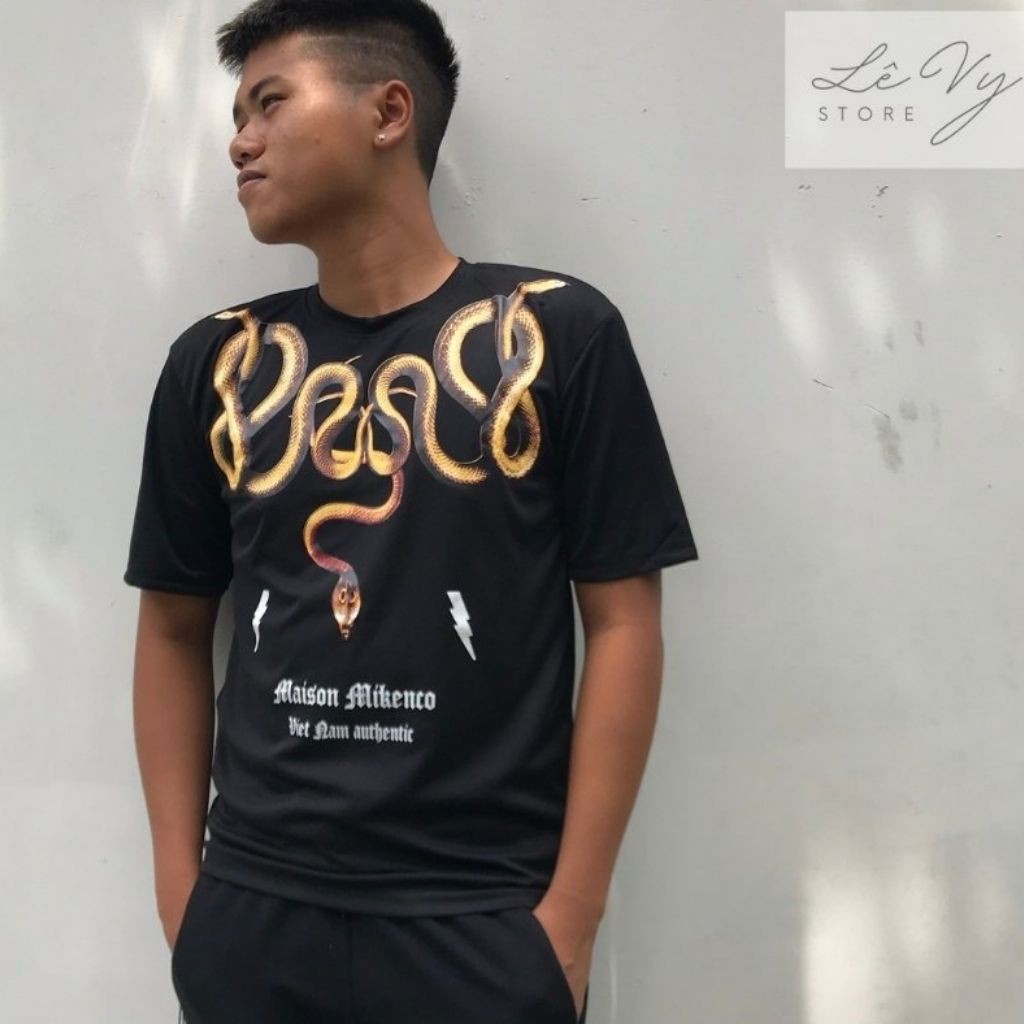 Áo Phông Mikenco Cobra Họa Tiết Rắn, Áo Phông Unisex phù hợp cả Nam và Nữ | BigBuy360 - bigbuy360.vn