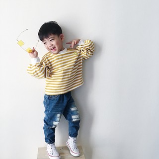 Quần jean thụng rách b23