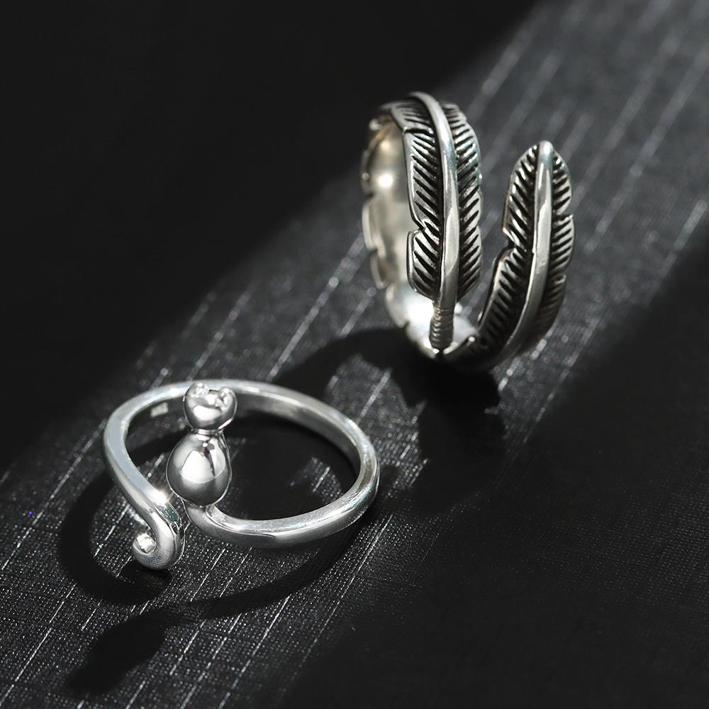 ORIENTLII Nhẫn Kim Loại Hỗ Trợ Đan Len