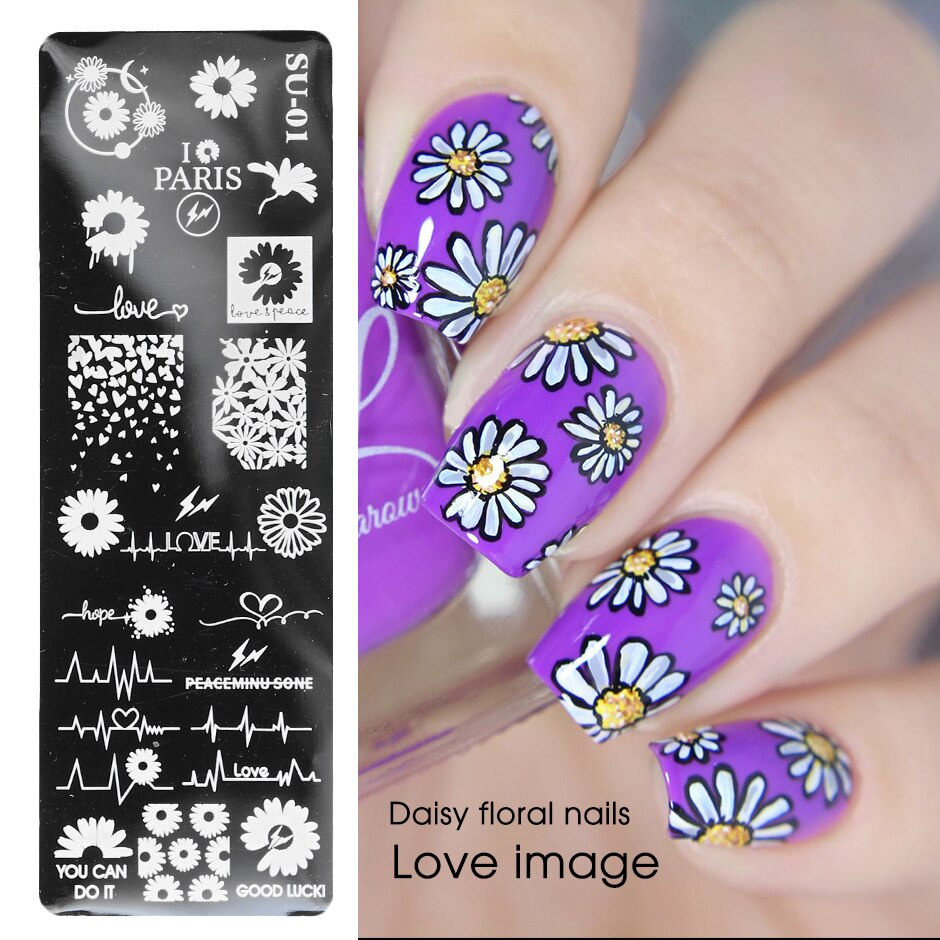 [Hàng mới về] Khuôn dập nổi trang trí móng tay nghệ thuật họa tiết tùy chọn
