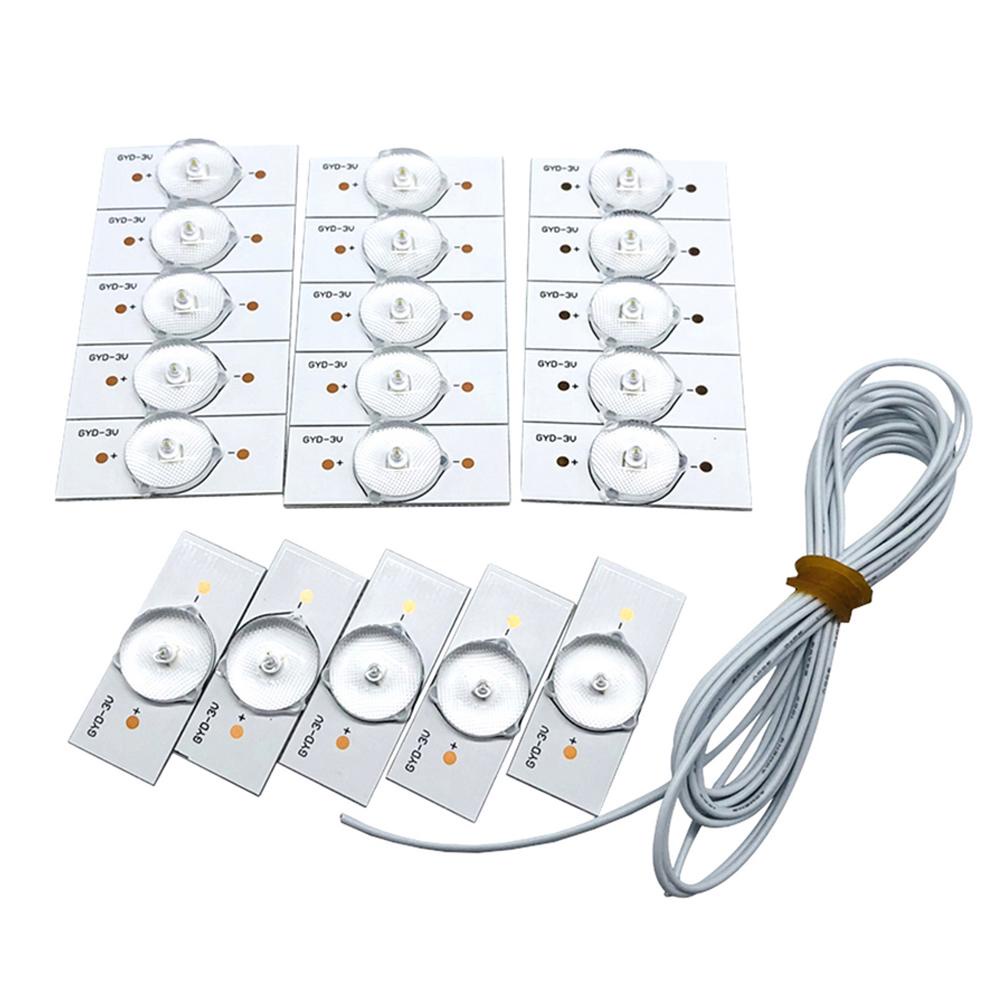 ELLSWORTH Set 100 Dây Đèn Led 2M 32-65 Bóng Có Ống Kính Quang Học Dùng Để Trang Trí Đa Năng Tiện Dụng