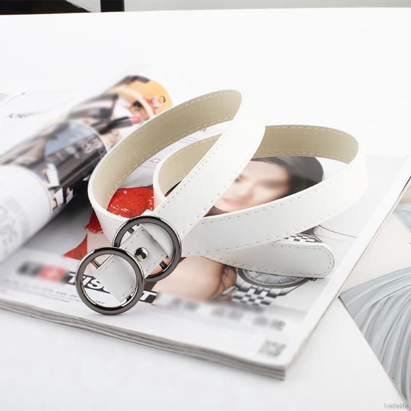 Dây thắt lưng da thời trang cá tính cho nữ