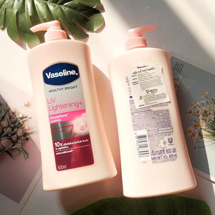 Sữa dưỡng thể trắng da Vaseline 10X Healthy Bright Thái Lan 600ml