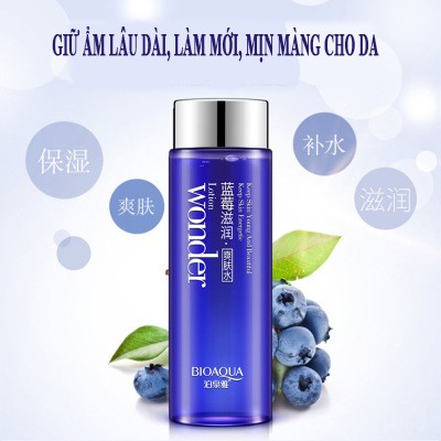 Lotion Nước Cân Bằng Làm Sạch Sâu &amp; Dưỡng Ẩm BIoaqua cho Làn Da Mịn Rạng Ngời, Ngừa Mụn, Se Lỗ Chân Lông Nội địa trung