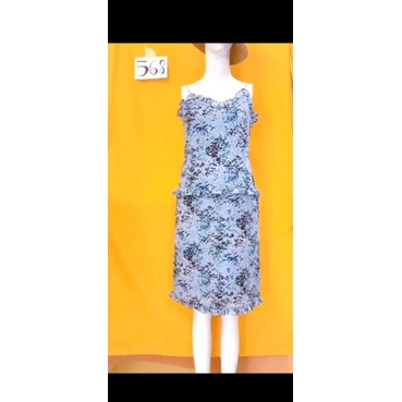 đầm voan 2 dây bèo nhẹ. S568
