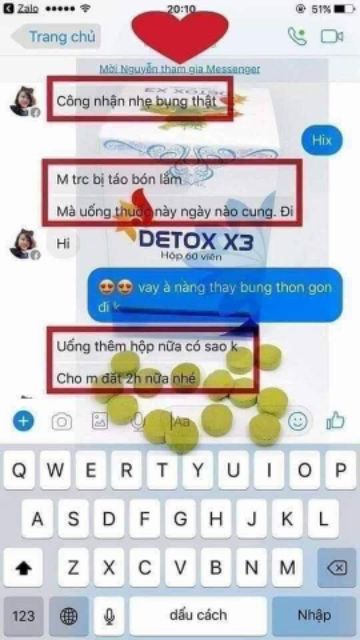 Thảo dược detox liệu trình 1 tháng