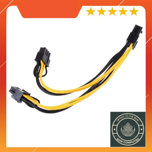 Cáp Chia Nguồn Card VGA 6/8Pin ra 2 X 8 Pin
