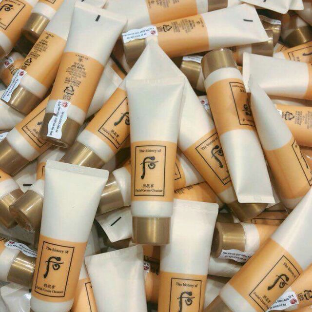 ▶️ Kem tẩy trang Whoo Facial Cream Cleanser vàng 40ml