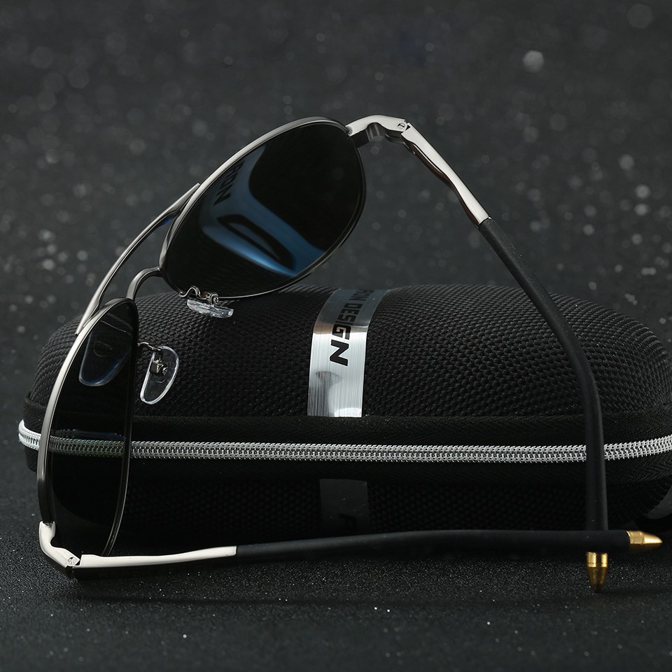 Kính mát phân cực tráng gương xanh A8503 - NVfashion | BigBuy360 - bigbuy360.vn