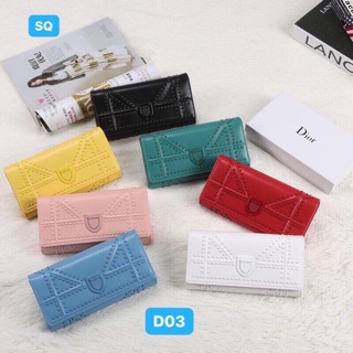Ví dài cầm tay nạm đinh full box