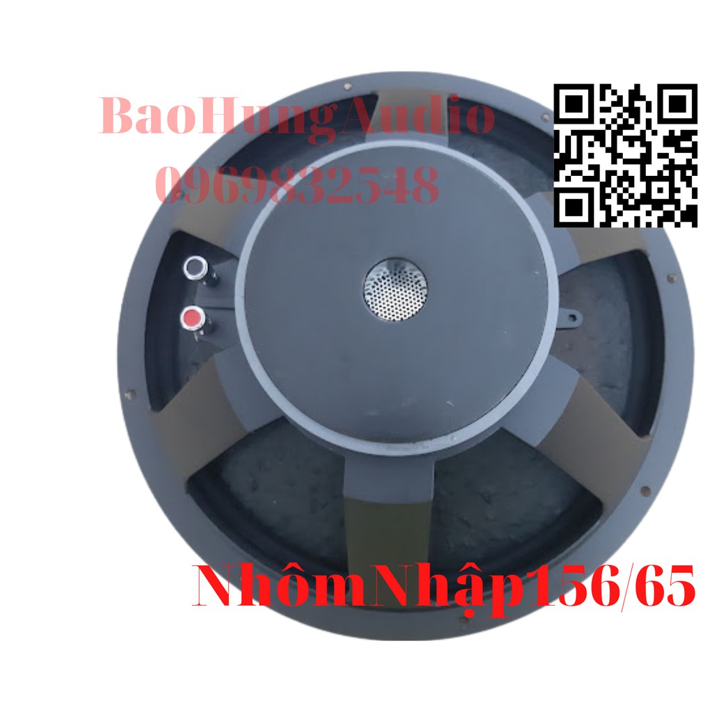 Củ loa bass 40 rời xương nhôm nhập từ 156 coil 65 từ đen chuyên ráp cho loa kẹo kéo di động karaoke chất lượng chuẩn.