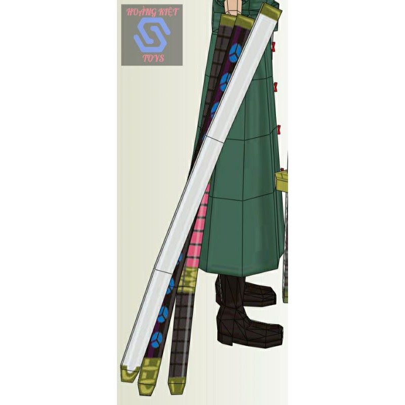 Mô hình giấy anime Roronoa Zoro