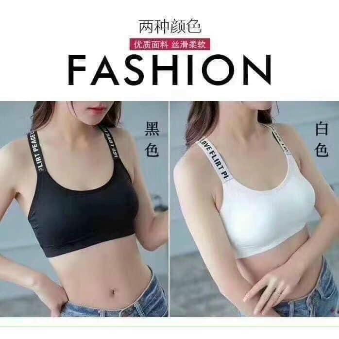 Combo 2 Áo Bra 5043 Thể Thao 2 Dây Khỏe Khoắn Năng Động Freesize Cho Bạn từ 43 Đến 56kg
