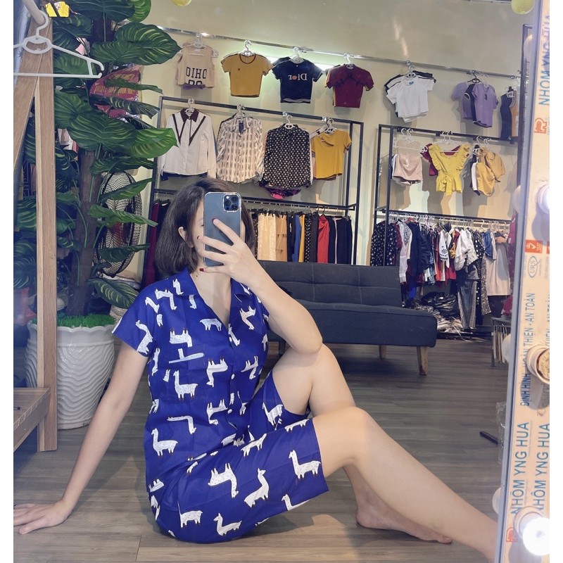 Set lửng pijama kute [HOT NHẤT] chất kate xịn